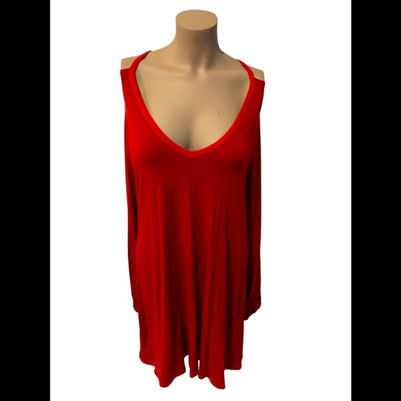 Anthropologie- Michael Stars V-Neck Knit Dress - Picture 5 of 8